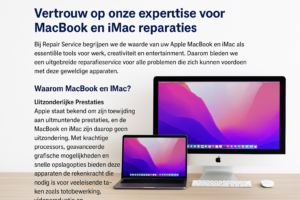 Vertrouw op onze Expertise voor MacBook en iMac Reparaties